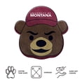 thumbnail image 4 of Logo Brands Montana Grizzlies Puff Pillow, 4 of 5