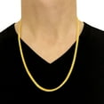 thumbnail image 3 of Diamond Cut Franco Chain Necklace in 14K Gold, 3 of 4