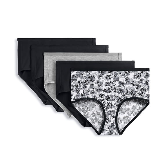 Jockey Women's 5-Pack Organic Cotton Stretch Modern Brief