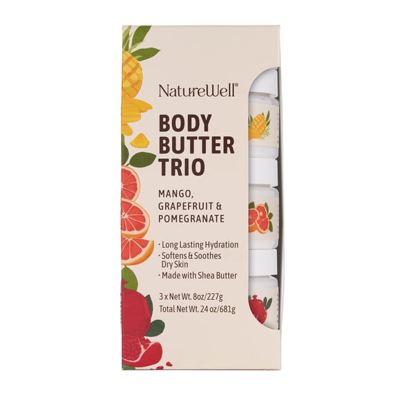 NatureWell Body Butter Trio, 8 fl. oz., 3 pk.