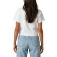 thumbnail image 3 of Bebe Women's Short Sleeve Rhinestone Logo T-Shirt, 3 of 6