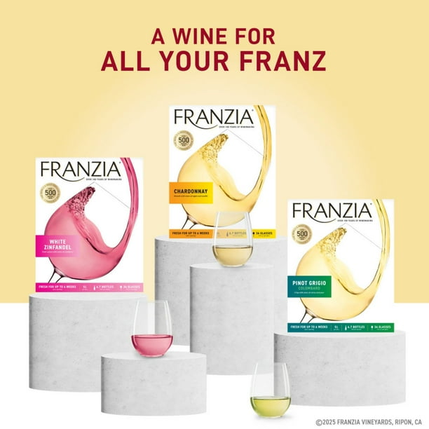 Franzia White Zinfandel Pink Wine 5 L box - Samsclub.com