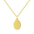 thumbnail image 2 of Virgin Mary Oval Pendant Necklace in 14K Gold, 2 of 5
