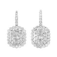 thumbnail image 1 of 1.50 CT. T.W. Halo Diamond Dangle Earrings in 14K Gold, 1 of 5