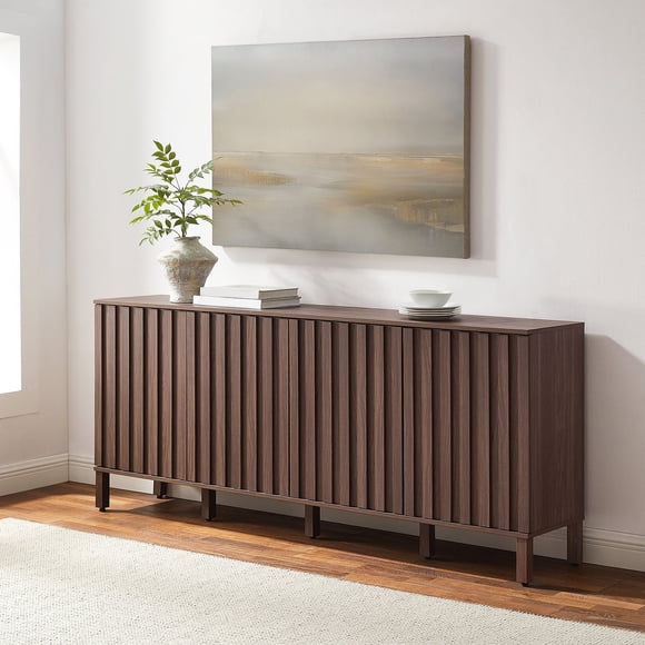 Marlowe Walnut Sideboard Accent Cabinet