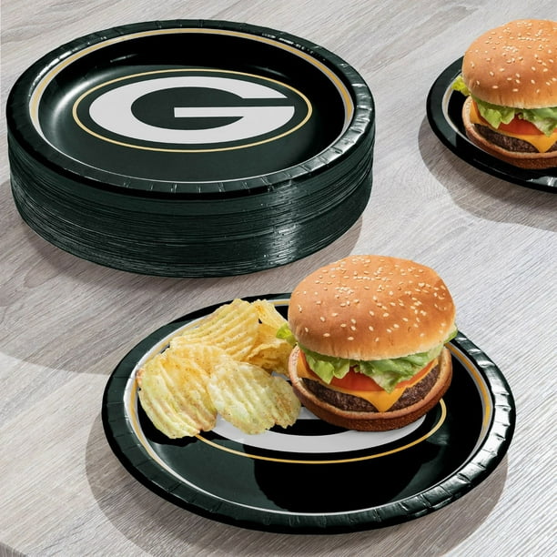 NFL Round Paper Plates, 10
