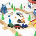 thumbnail image 4 of Maxim Enterprise Wooden Train Set, 100 pc., 4 of 5