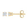 thumbnail image 2 of 0.23 CT. T.W. Round Diamond Stud Earrings in 14K Gold, 2 of 7