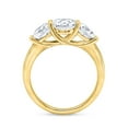 thumbnail image 2 of 0.96 CT. T.W. Round Cut 3-Stone Diamond Ring in 14K Gold, 2 of 7