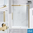 thumbnail image 9 of OVE Decors Bel 60" W x 78-3/4" H Frameless Soft-Close Sliding Shower Door, 9 of 9
