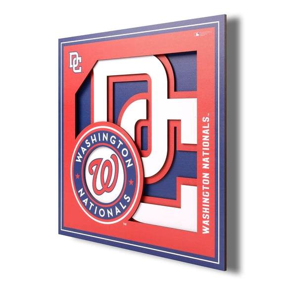 YouTheFan MLB 3D Logo Series Wall Art - 12x12, Assorted Teams