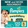 thumbnail image 1 of Pampers Swaddlers Ultra Diapers, Sizes Newborn-8, 1 of 1