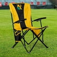 thumbnail image 2 of Logo Brands Xavier of Louisiana Gold Diggas Hard Arm Chair, 2 of 6