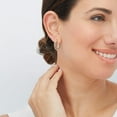 thumbnail image 5 of Twisted Tube Hoop Earrings in 14K Gold, 5 of 5