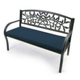 thumbnail image 4 of Sunbrella 48" x 18" Navy Outdoor Bench Cushion, 4 of 8
