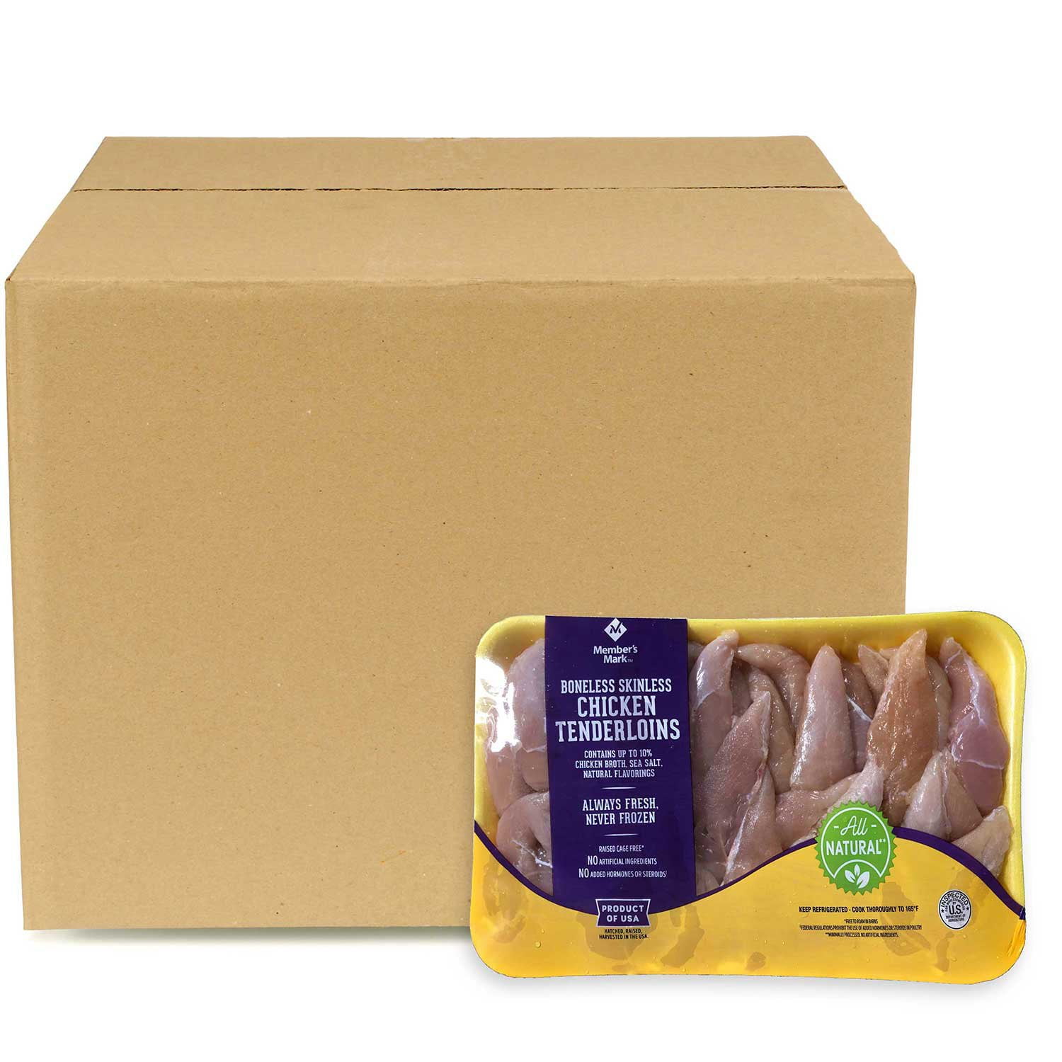 Member's Mark Chicken Tenders, Case, priced per pound