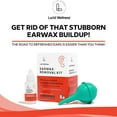 thumbnail image 2 of Lucid Ear Wax Removal Kit with 6.5% Carbamide Peroxide Drops 0.5 oz., 2 of 5