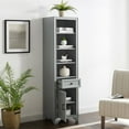thumbnail image 3 of Crosley Furniture Tara Linen Bathroom Cabinet, Assorted Colors, 3 of 16