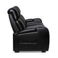 thumbnail image 9 of Member's Mark Maxwell Power Reclining Theater Sofa with Drop Table, Black, 9 of 10