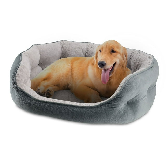Canine Creations Cozy Oval Round Cuddler Pet Bed, Choose Size & Color