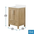 thumbnail image 14 of OVE Decors Kansas 24" W x 19" D Freestanding Bathroom Vanity with Sink, 14 of 25