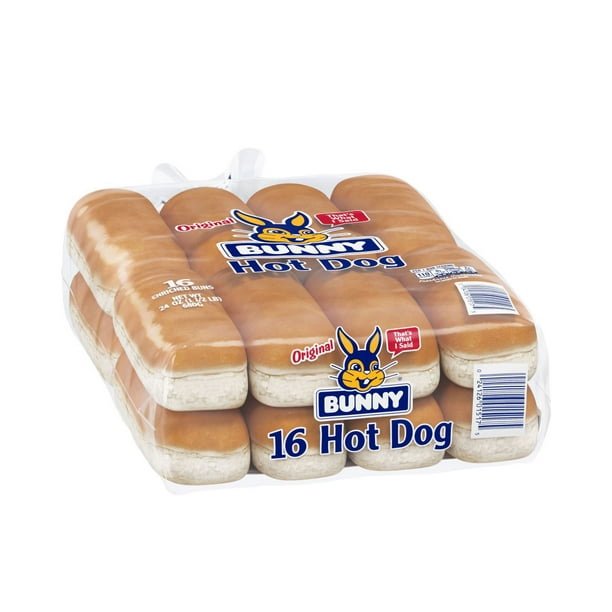 Bunny Original Hot Dog Buns 24 oz., 16 ct. - Samsclub.com