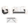 thumbnail image 6 of Member's Mark Fremont Deep Seating Set with Sunbrella Fabric, 4pc, 6 of 6