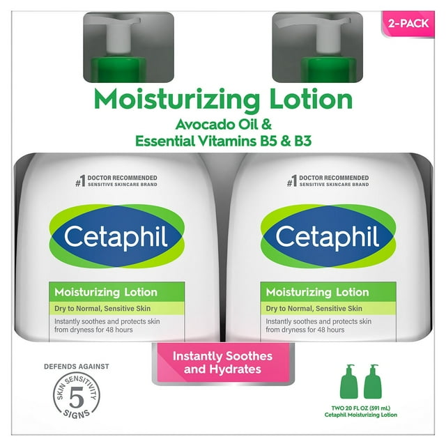 Cetaphil Moisturizing Lotion, 20 fl. oz., 2 pk.