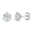 thumbnail image 2 of Round Cut Diamond Martini Set Stud Earrings in 14K Gold, 2 of 8