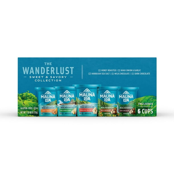MAUNA LOA 6種類セット Mauna Loa Wanderlust Sweet and Savory Assortment Macadamias 6 pk