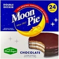 thumbnail image 1 of MoonPie Chocolate Double Decker Pie, 2.75 oz., 24 ct., 1 of 6