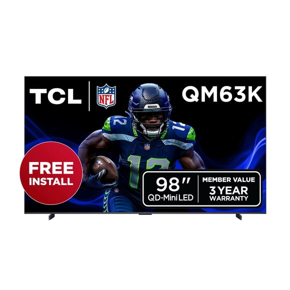 TCL 98" QM63K Series QD-Mini LED QLED 4K UHD Smart TV with Google TV - 98QM63K