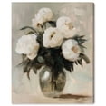 thumbnail image 2 of Cream Roses Vase Floral Canvas Print by Oliver Gal Prints, 2 of 5