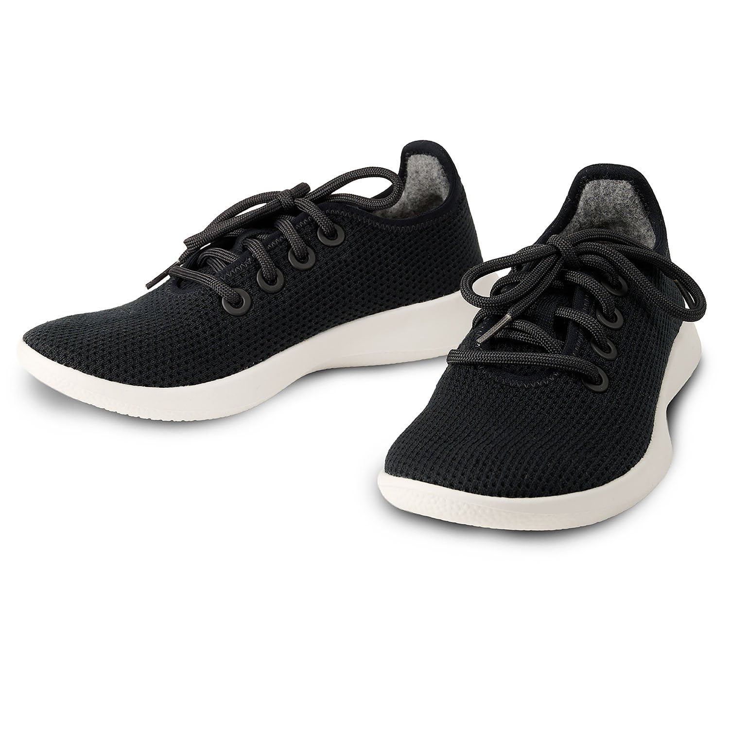 Allbirds Tree Runners M12 Black Lightweight Sneakers Shoes Minimalist Streetwear Cut in half: Allbirds Tree Runners Review | RunRepeat main image 3