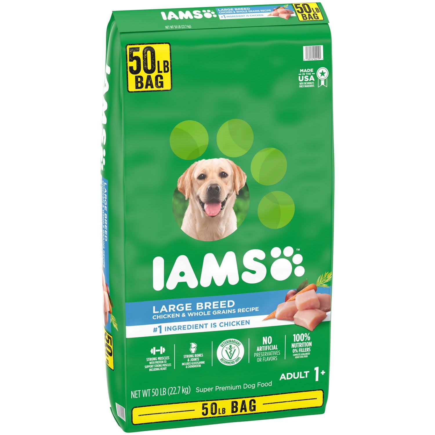 IAMS ProActive Health, Chicken, Adult Large Breed Dry Dog Food, 50