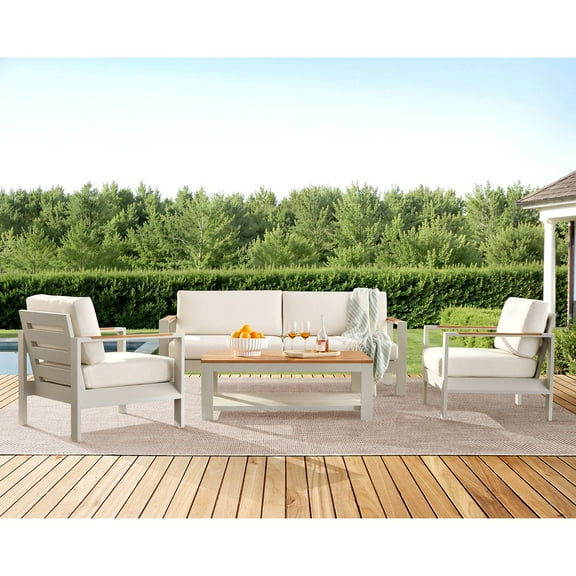Member's Mark Vista Seating Set with Sunbrella Fabric, 4pc