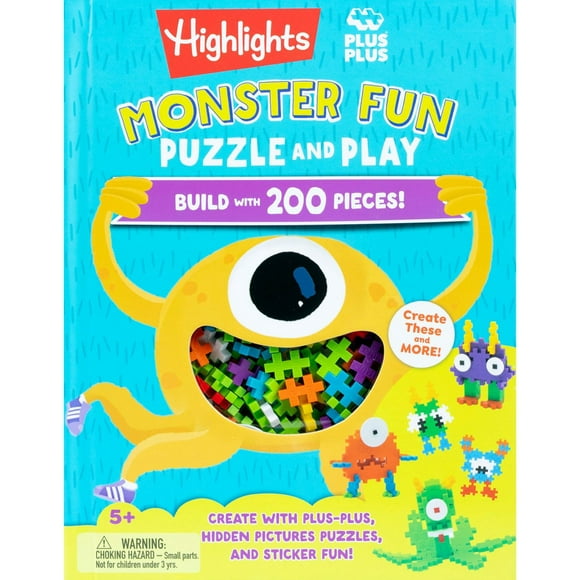 Highlights: Monster Fun Puzzle, Build and Play, Mixed Media