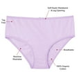 thumbnail image 8 of Member's Mark Girls 7-Pack Organic Cotton Brief, 8 of 11