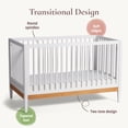 thumbnail image 4 of Little Seeds Clover 4-in-1 Convertible Crib, Choose Color, 4 of 10