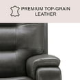 thumbnail image 3 of Waylen Top-Grain Leather Reclining 3-Piece Set, Assorted Colors, 3 of 19