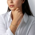 thumbnail image 3 of Diamond Cut Rope Chain Bracelet in 14K Gold, 3 of 6