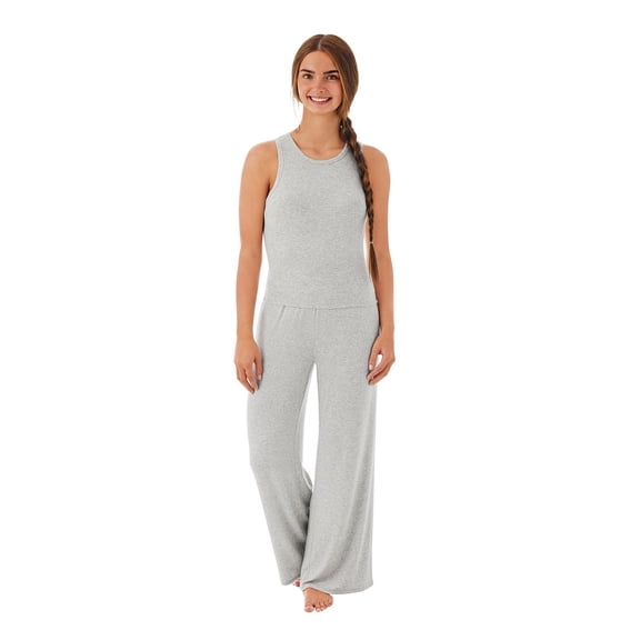 Member's Mark Women's Ribbed Tank & Pant Pajama Set