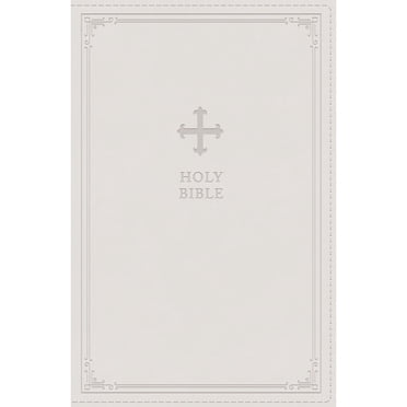 NRSV Catholic Edition Gift Bible, White Leathersoft