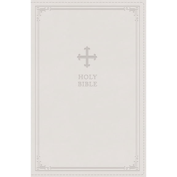 NRSV Catholic Edition Gift Bible, White Leathersoft
