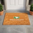 thumbnail image 2 of Logo Brands North Dakota Fighting Hawks Coir Outdoor Mat, 2 of 3