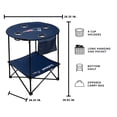 thumbnail image 5 of NFL 27.6" Round Tailgate Table with Shelf, 5 of 5