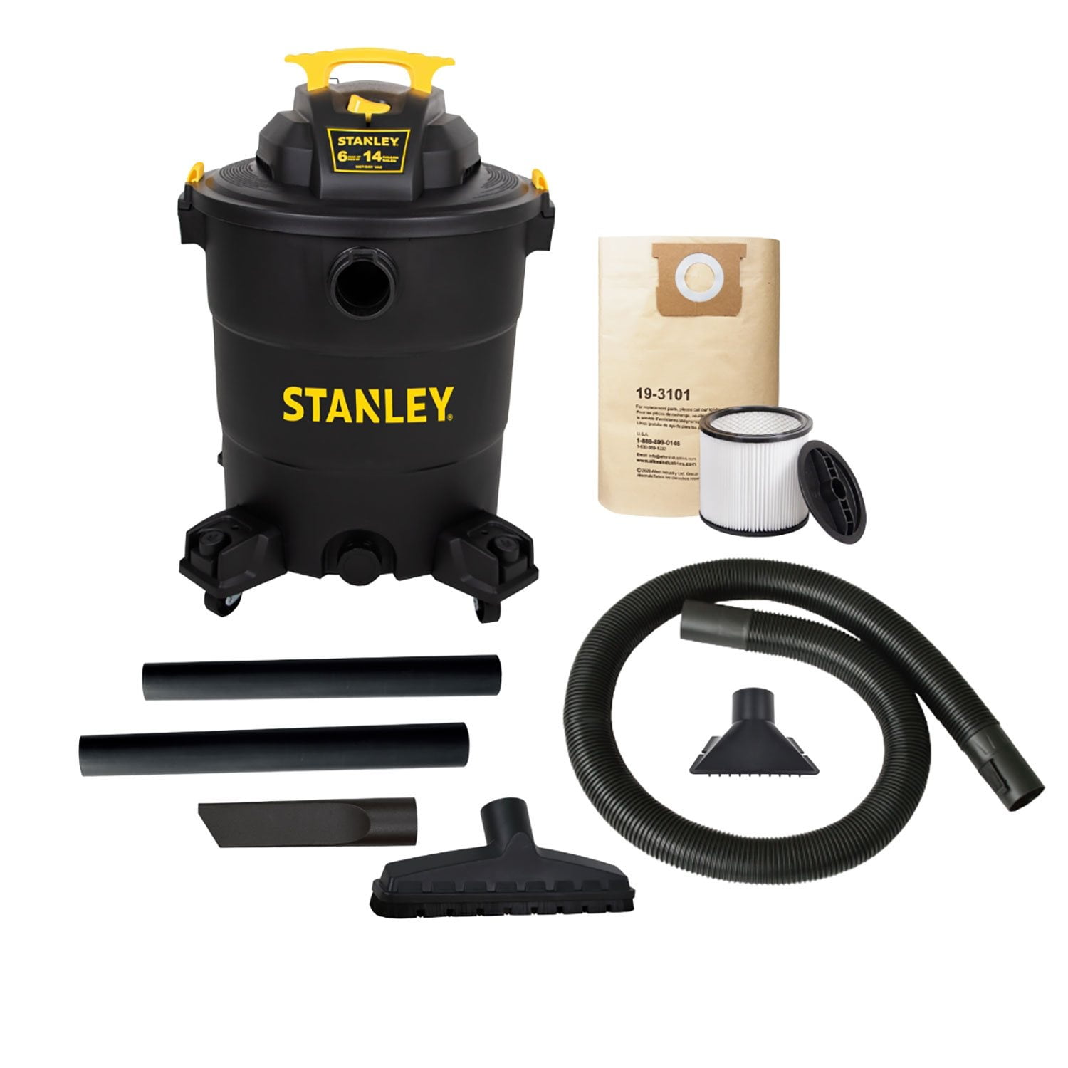 フーバー　WET/DRY UTILITY VACUUMS™ 本体 2.5 Gallon 2 Peak HP Wet/Dry Utility Shop Vacuum Handheld