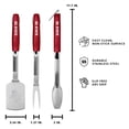 thumbnail image 3 of HBCU 3-Piece Stainless Steel Grill Set, Assorted Teams, 3 of 5