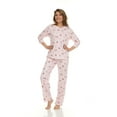 thumbnail image 2 of Flora Nikrooz 2 Piece 3/4 Sleeve Henley PJ Set, 2 of 10