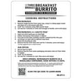 thumbnail image 6 of Three Bridges Egg and Sausage Breakfast Burrito, 8 oz., 4 ct., 6 of 8